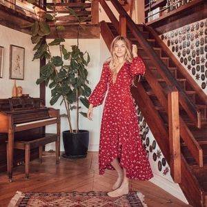 Christy Dawn, Bergen Dress in Crimson Bloom